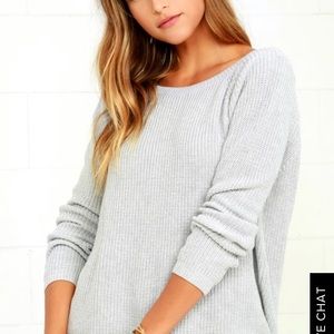 Lulus Backless Sweater